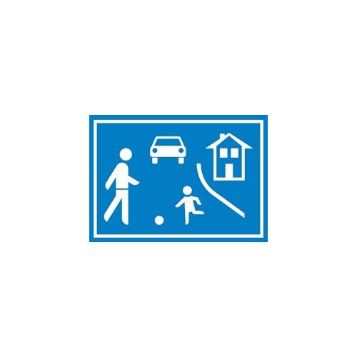 Spielstraße Schild Verkehrberuhigung A2