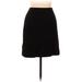 Ann Taylor LOFT Casual Skirt: Black Solid Bottoms - Women's Size Large