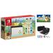 Nintendo Switch Animal Crossing: New Horizons Edition Jon-Con Console 32GB Internal Storage Bundle with PokÃ©mon: Let s Go Eevee & 10 in 1 Accessory Case