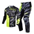 Willbros MX Motocross Youth Jersey Pants Combo Gear Set Children Kids Offroad Racing Suit ATV Motorcycle Boys Girls Yellow (Jersey Youth YXL/Pants W26)