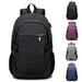 Polyester Anti-theft Laptop Backpack Business Travel Bag with USB Charger Port for Student Going to School