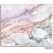 Mouse Pad Pink Marble Mouse Pad for Women Washable Square Cloth Mousepad for Gaming Office Laptop Non-Slip Rubber Computer Mouse Pads for Wireless Mouse Cute Mouse Pads for Desk