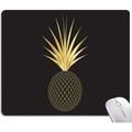 Black Mouse Pad Golden Pineapple Mouse Pad Personalized Waterproof Mousepad Rectangle Mouse Pads with Designs Non-Slip Rubber Smooth MousePads for Computer Office Laptop Small