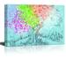 Wall26-Canvas Wall Art-Color Tree Oil Painting for Living Room-Giclee Painting Wall Bedroom Living House Decoration Home Art - 24x36 inches