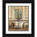 Hageman Marilyn 20x24 Black Ornate Wood Framed with Double Matting Museum Art Print Titled - Classical Bath III - Wag