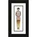 Medley Elizabeth 9x18 Black Ornate Wood Framed with Double Matting Museum Art Print Titled - Woman Of The World III