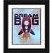 Kimberly Allen 15x18 Black Ornate Wood Framed with Double Matting Museum Art Print Titled - Dream Big Space