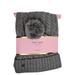 Kate Spade Accessories | Kate Spade New York Hat & Scarf Set Gray 2 Piece Cable Knit Beanie Muffler New | Color: Gray | Size: Os