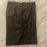 Gucci Skirts | Gucci Leather Skirt | Color: Brown | Size: European 40