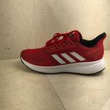 Adidas Shoes | Adidas Unisex Kids Duramo 9 Bb7059 Red Lace Up Athletic Running Shoes Size Us 5 | Color: Red/White | Size: 5bb