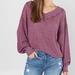 Free People Tops | Free People Southside Violet Thermal Top | Color: Purple/Red | Size: S