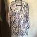 Free People Dresses | Free People Floral/Paisley Print Tunic Shirt Dress | Color: Purple | Size: L