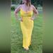 Anthropologie Dresses | Anthropologie Elyse Bias Slip Dress Canary/Yellow Women’s Size Medium | Color: Yellow | Size: M