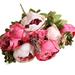 KmaiSchai Vines For Room 13 Core Covered Peony Peony Living Room Home Table Decorative Flowers Artificial Flowers Ornaments Artificial Grapes And For Decorations Dark Artificial Flowers