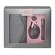 Sarah Jessica Parker Born Lovely Set: Eau de Parfum 100ml Silver Grey Clutch Bag & 10ml Rollerball