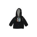 Healthtex Zip Up Hoodie: Black Print Tops - Size 18 Month