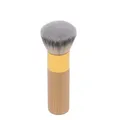 Brosse de maquillage à poudre plate 1 pièce T2 multifonction cosmétique poignée en bambou