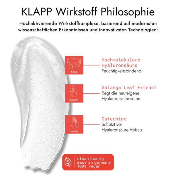 Klapp Cosmetics Triple Action Moisturizing Sheet Mask 3 Stk. Tuchmaske