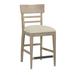 Red Barrel Studio® Jamerah Fabric Slat Back Side Chair Wood/Upholstered in Brown | 40 H in | Wayfair A7F5965ACBA8445F889E6146791C4810