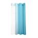 Faux Grommet Light Filtering Semi Sheer Gradient Window Curtain Light blue