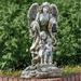 Roman 20.5 LED Solar Powered Guardian Angel Outdoor Garden Statue