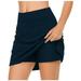 Yoga Shorts for Women Active Performance Skort Lightweight Skirt for Running Tennis Golf Sport leggings