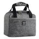 mnjin insulated lunch box soft cooler bag waterproof thermal work school picnic bento grey