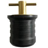 1-1 / 4 Inch Brass Boat quickly lock Drain Plug for Marine Coolers And Boat Hulls