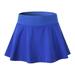 Women s Pleated Tennis Skirt Women s High Waisted Athletic Golf Skorts Skirts for Running Casual Royal Blue L