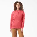 Dickies Women's Water Repellent Sleeve Logo Hoodie - Tea Rose Size XS (FW202)