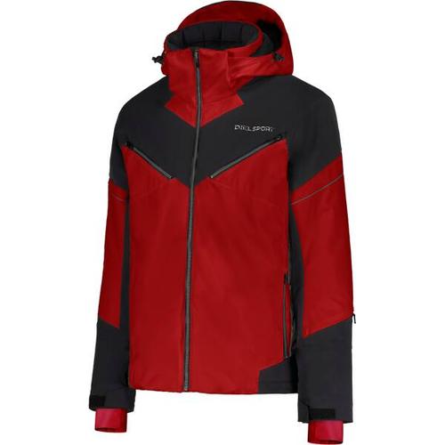 DIEL SPORT Herren Funktionsjacke SANO - MEN'S SKI JACKET - REGULAR FIT, SEMILONG, Größe 56 in Rot