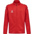 HUMMEL Unisex Kids hmlCORE XK POLY ZIP SWEAT KIDS, Größe 128 in Rot