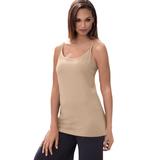 Plus Size Women's Cami Top with Adjustable Straps by Jessica London in New Khaki (Size 14/16)