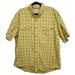 Carhartt Shirts | Carhartt Relaxed Fit Short Sleeve Button Down Yellow Plaid Shirt Mens Xl | Color: Blue/Yellow | Size: Xl