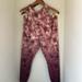 Athleta Pants & Jumpsuits | Athleta Elation Printed Leggings And Top Set | Color: Pink/White | Size: L