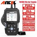 Ancel TD700 Professional OBD2 Scanner Fits for Toyota Lexus Scion Cars Automotive Diagnostic Tool Full Systems with Reset Services Full OBD2 Functions Car Scanner OBD2 Code Reader Automotive Scanner