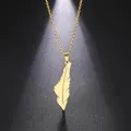 Cazador – collier avec pendentif plume pour femmes chaîne minimaliste sur le cou cadeau