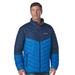 Columbia Men's Eddie Gorge Jacket (Size S) Bright Indigo/Collegiate navy, Polyester,Synthetic