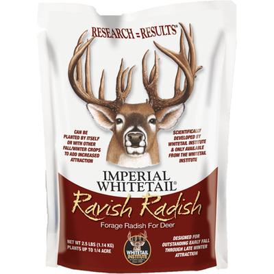 Whitetail Institute Imperial Ravish Radish 20 lbs. - Carton of 8 2.5 lb. Bags
