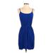 Old Navy Casual Dress - Mini Scoop Neck Sleeveless: Blue Print Dresses - Women's Size Small