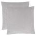 KAF Home Square Velvet Pillow Cover, Set of 2