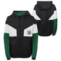 "Milwaukee Bucks Pick Up Game Full Zip Windbreaker - Youth"