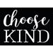 Trinx Choose Kind Wall Décor, Solid Wood in Brown/Green/Red | 5 H x 7 W x 1.5 D in | Wayfair B2F411C26D774619A72AD5D1D5130727