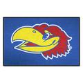 Blue/Red 30 x 19 x 0.25 in Area Rug - FANMATS Kansas Jayhawks All-Star Rug Nylon | 30 H x 19 W x 0.25 D in | Wayfair 36653