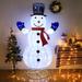 The Holiday Aisle® Telescopic Snowman Lighted Display in White | 70.9 H x 31.5 W x 31.5 D in | Wayfair 522EE0772F8442269CEBA8B3BB18BD29