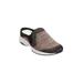 Wide Width Women's The Take Knit Eco Slip On Mule by Easy Spirit in Black Multi (Size 9 1/2 W)