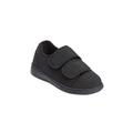Extra Wide Width Women's The Extra Wide Microbacterial Walking Shoe by Comfortview in Black (Size 7 WW)
