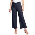 Plus Size Women's Contour Denim Wide-Leg Jean by June+Vie in Dark Wash (Size 12 W)