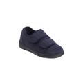 Extra Wide Width Women's The Extra Wide Microbacterial Walking Shoe by Comfortview in Navy (Size 10 WW)