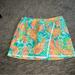 Lilly Pulitzer Skirts | Euc Lilly Pulitzer Skort | Color: Blue/Green | Size: 6